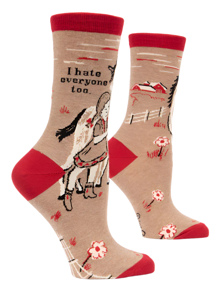 I Hate Everyone Too Socks