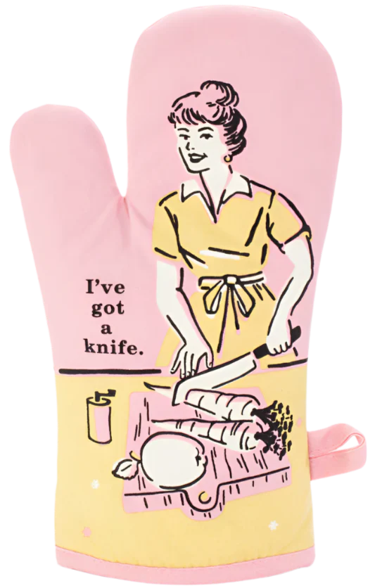 I've Got a Knife Oven Mitt