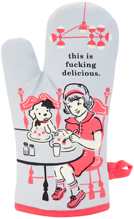 This is Delicious Oven Mitt