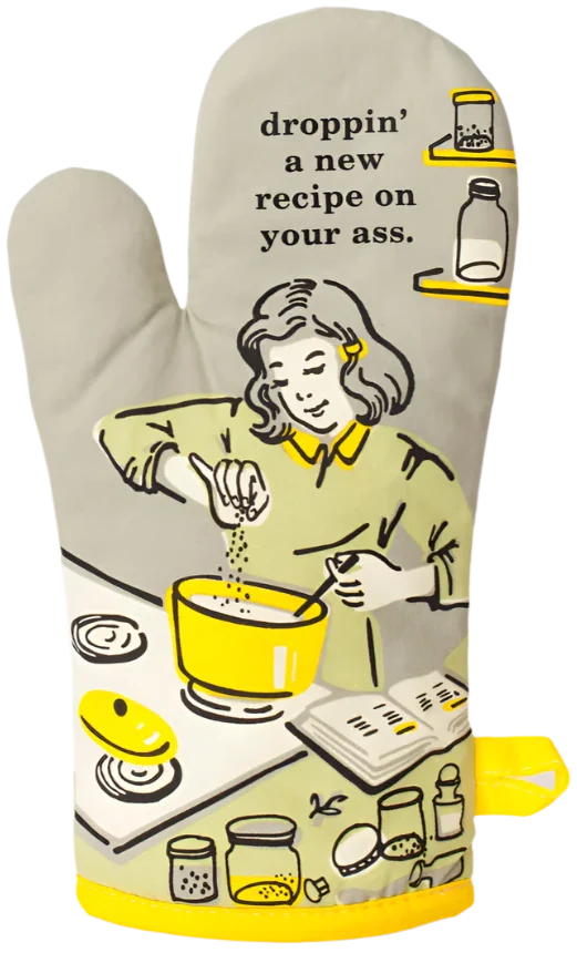 Droppin a New Recipe Oven Mitt