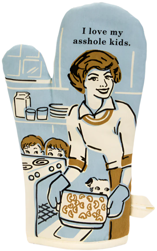 I Love My Kids Oven Mitt