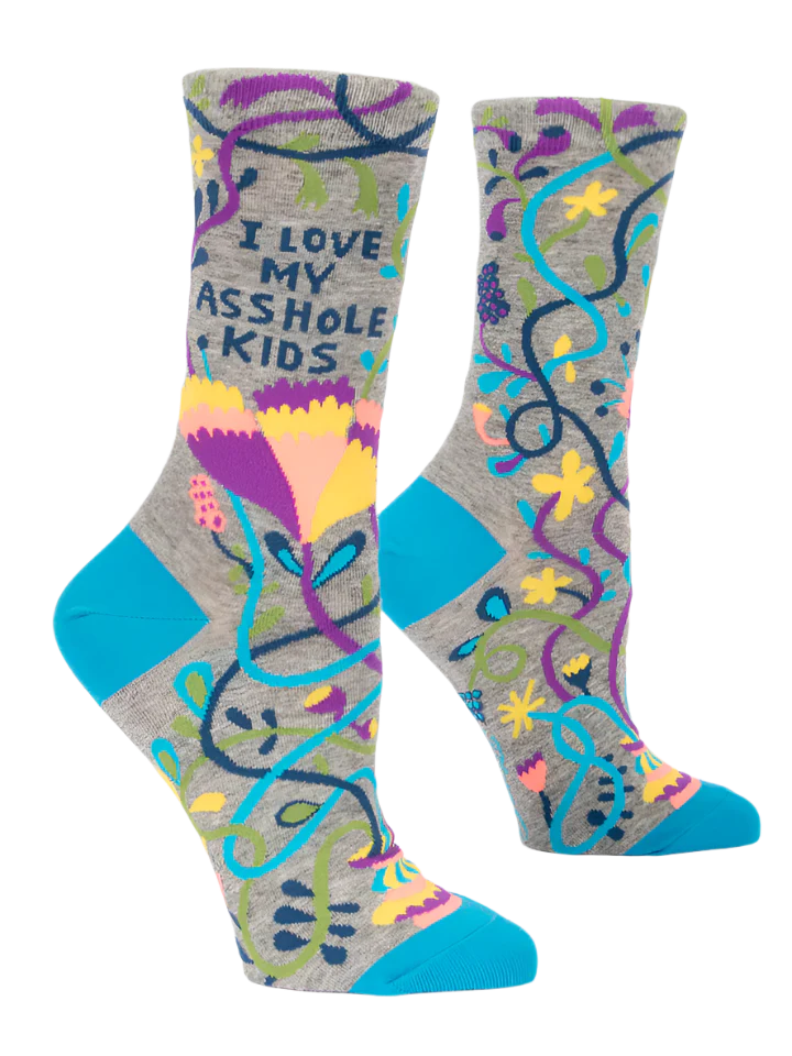 I Love my Asshole Kids Socks