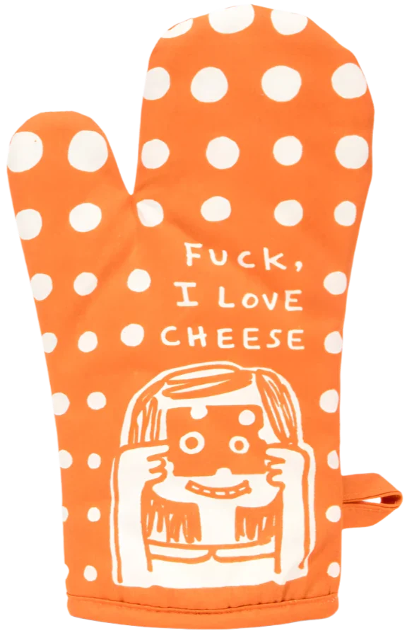 I Love Cheese Oven Mitt