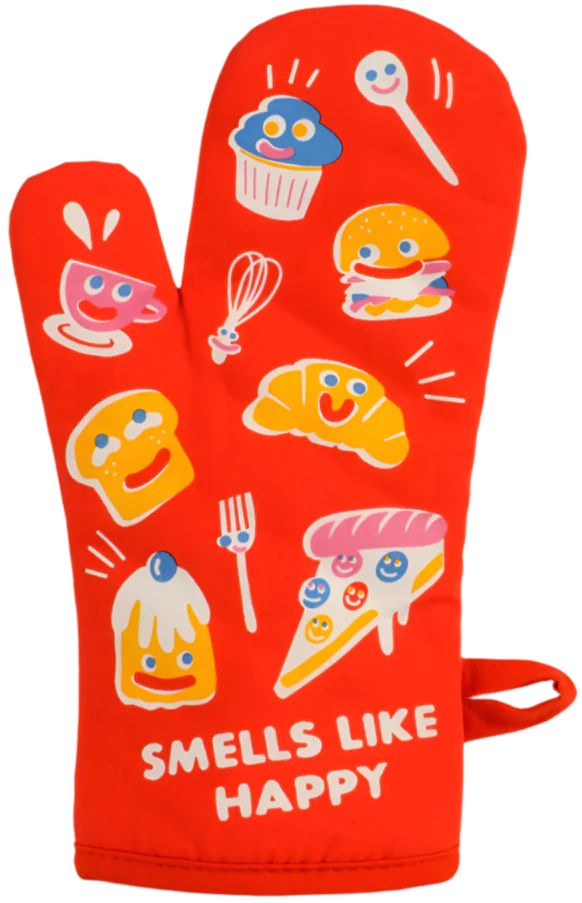 Smells Like Happy Oven Mitt