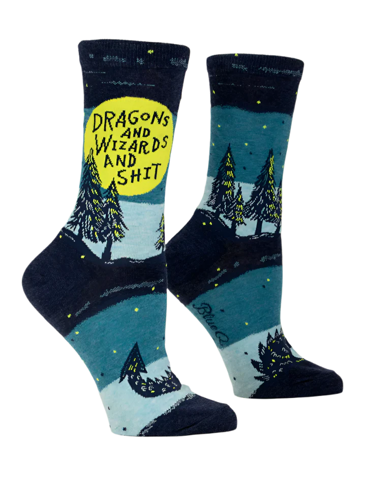 Dragons and Wizards Socks