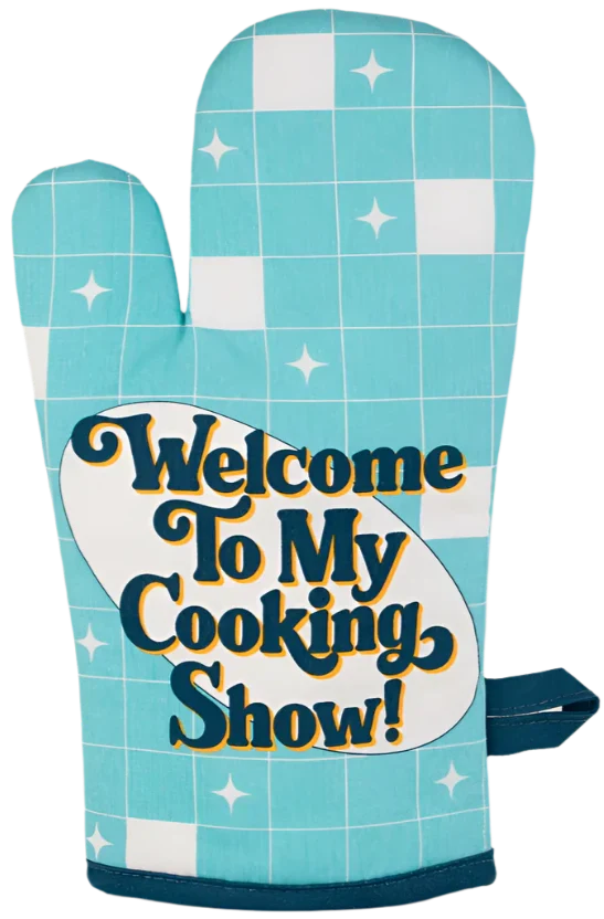 Cooking Show Oven Mitt