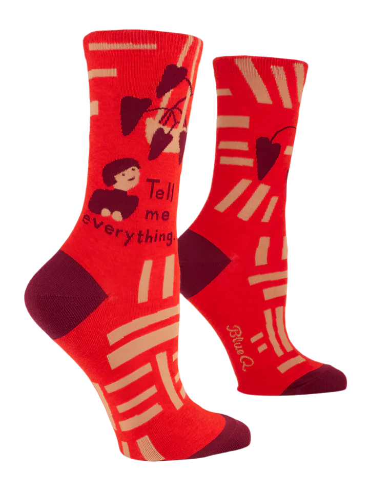 Tell Me Everything Socks