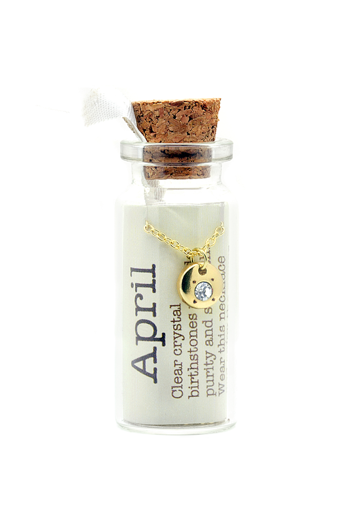 April Birthstone Bottle