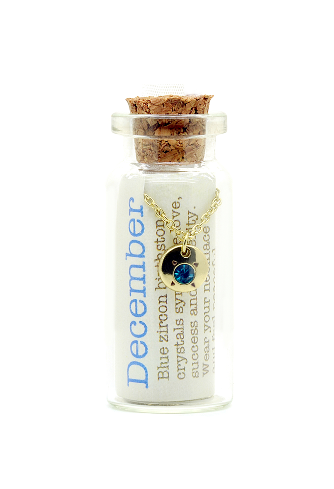 December Birthstone Bottle