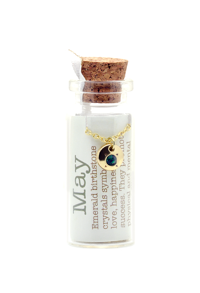 May Birthstone Bottle
