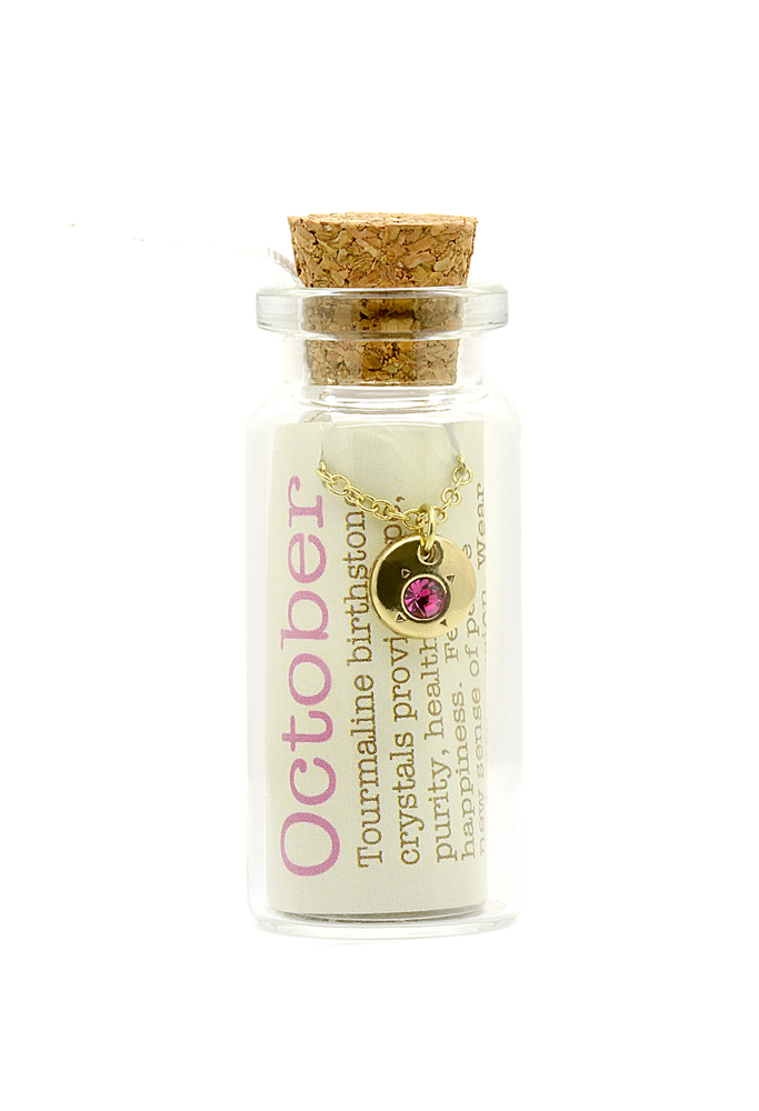 October Birthstone Bottle