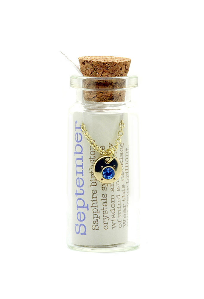 September Birthstone Bottle