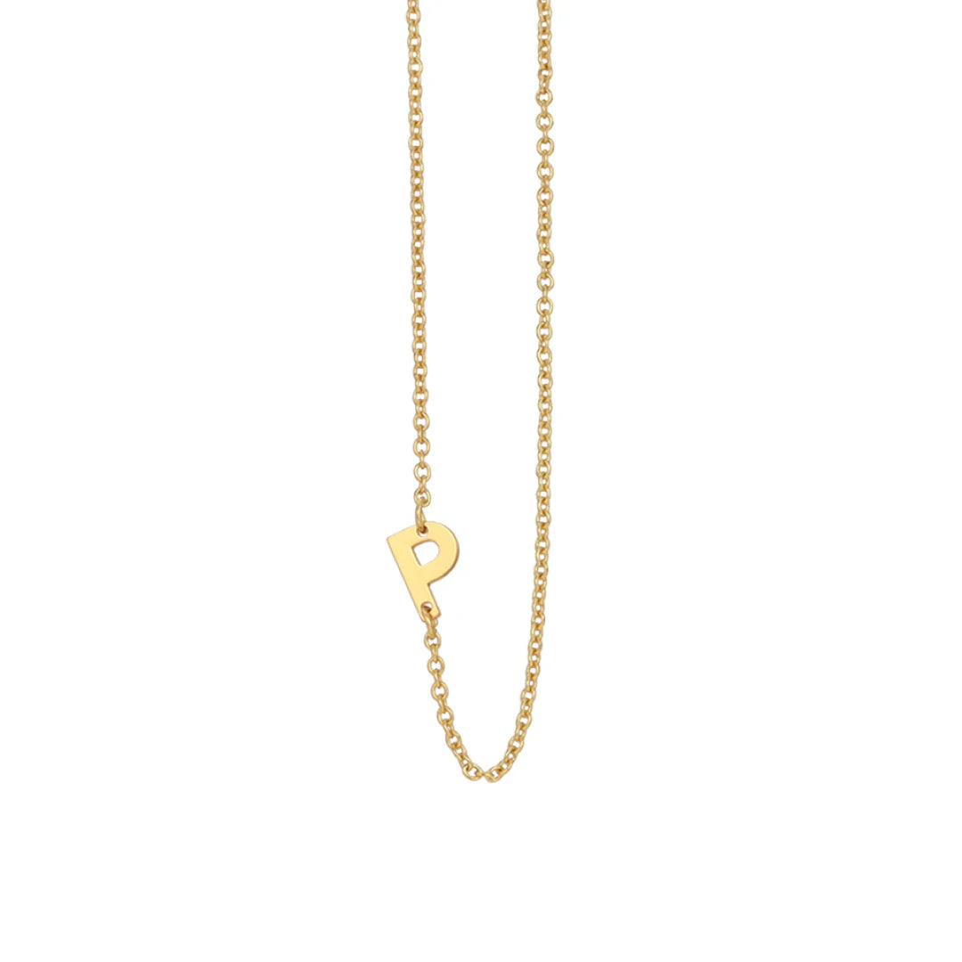 P Letter Necklace