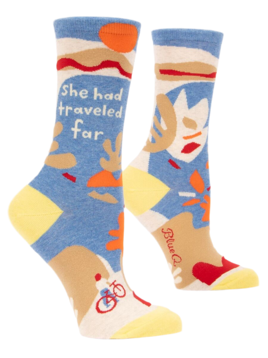 She had Traveled Far Socks