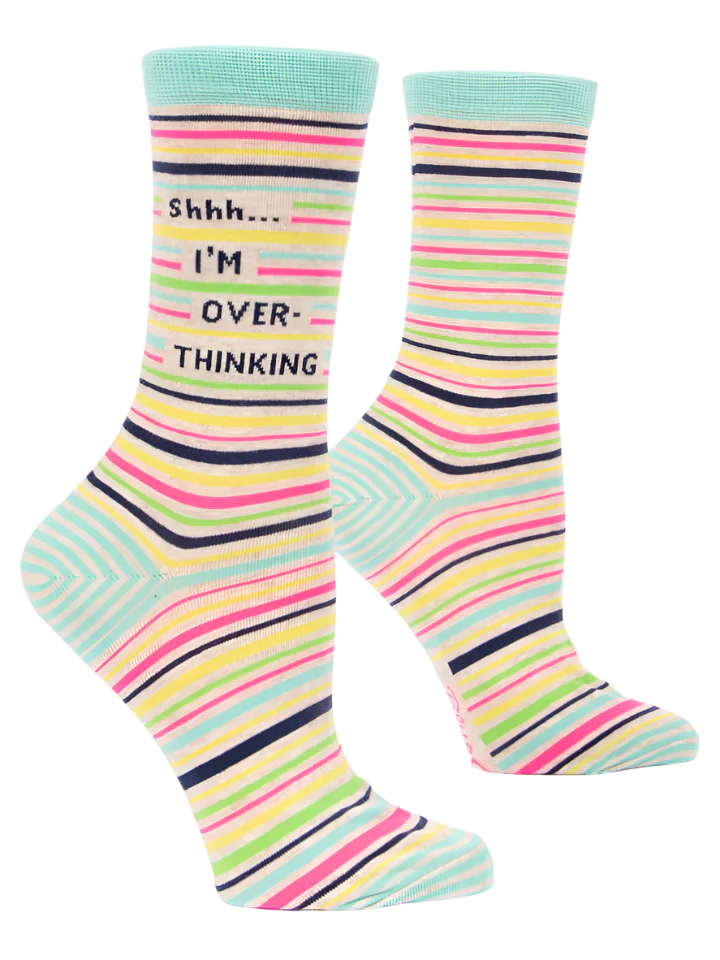 Shhh I'm Overthinking Socks