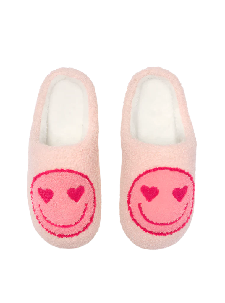 Pink Happy Slippers