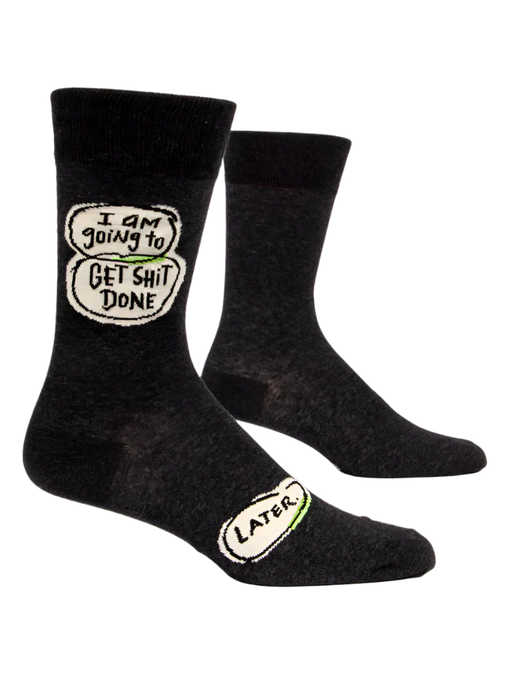 Get Shit Done Men's Socks