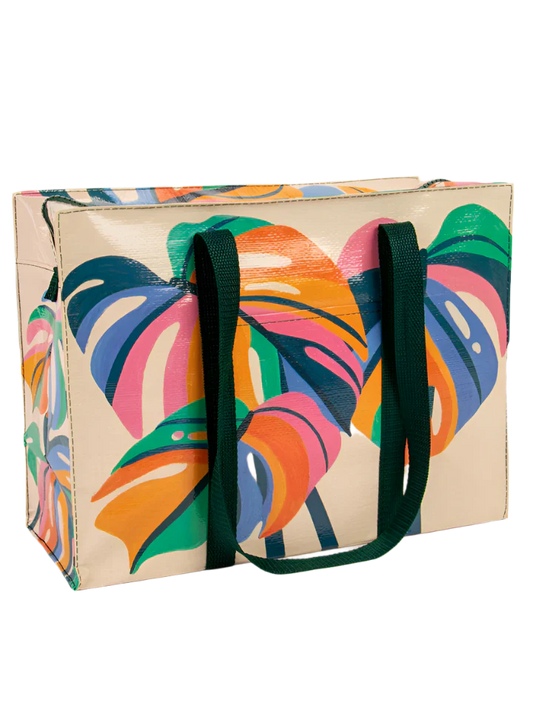 Monstera Shoulder Tote