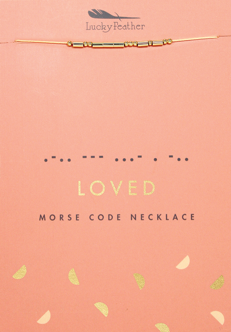 Loved Morse Code Necklace